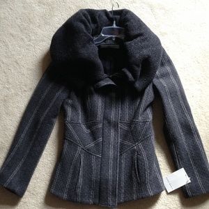 Never worn Zara jacket with high collar